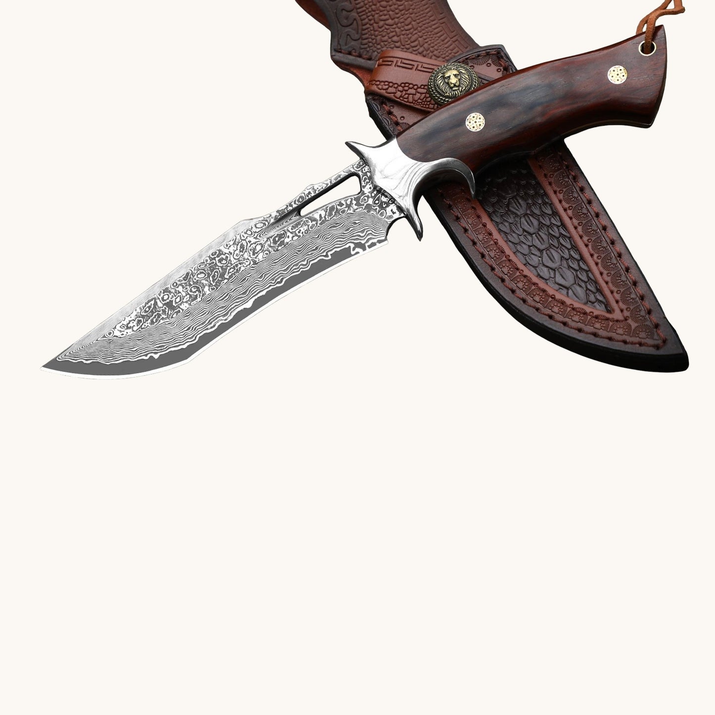 Damascus Hunting Knife