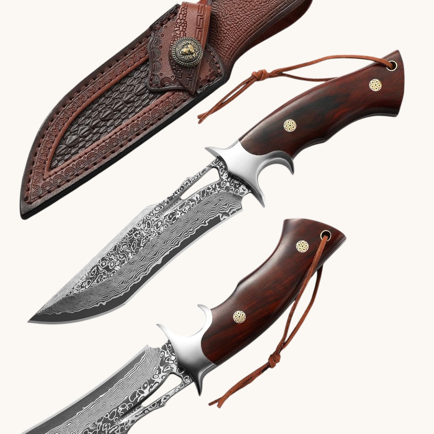 Damascus Hunting Knife