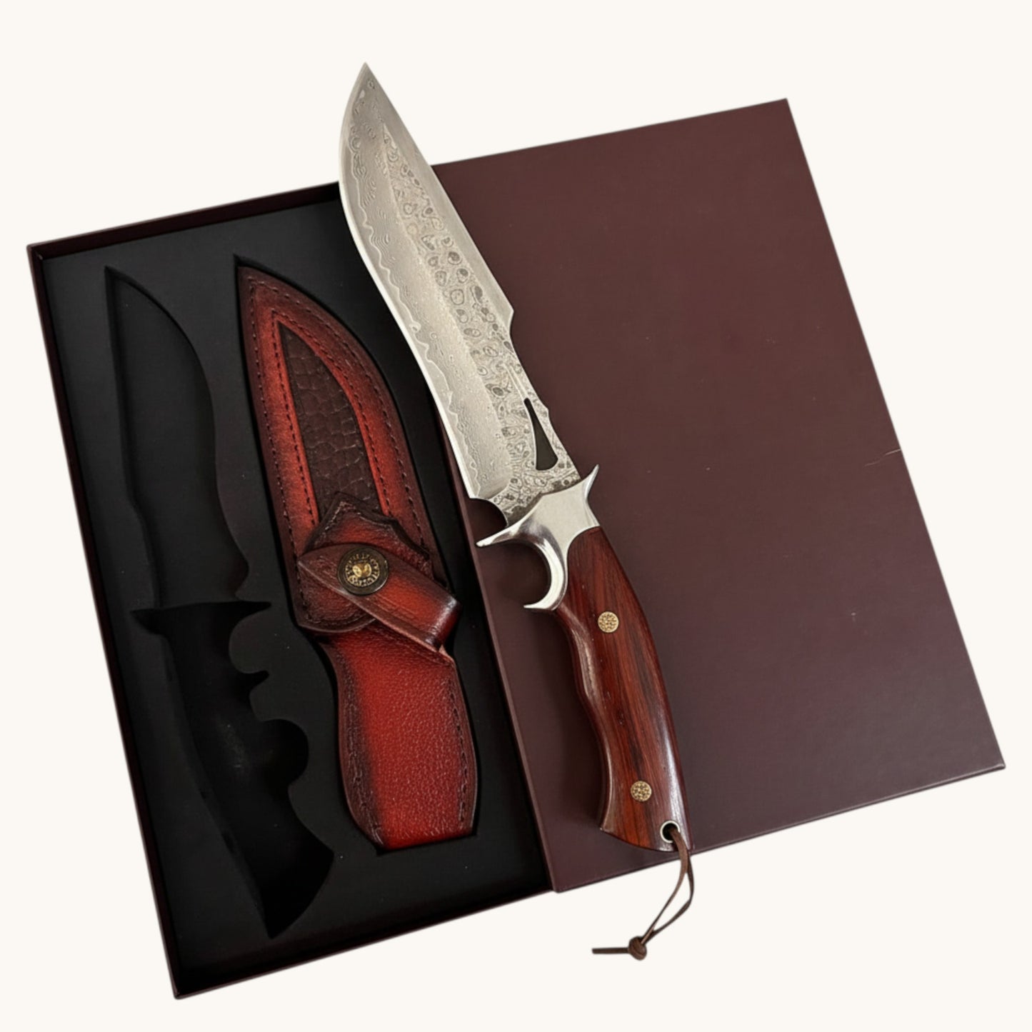 Damascus Hunting Knife
