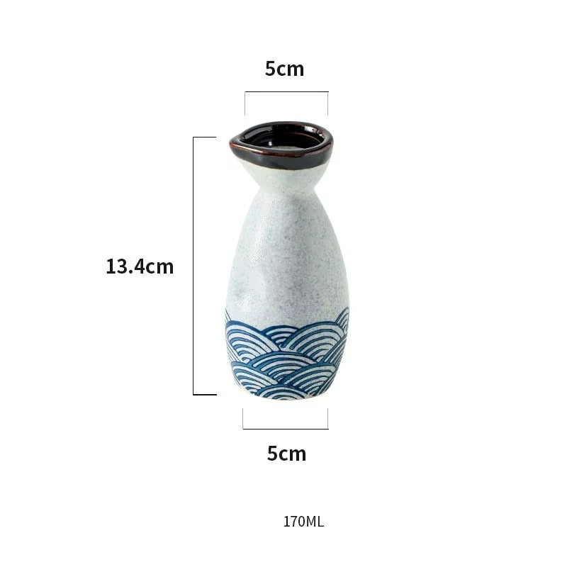 Japansk Keramikk Sake-sett - 170ml