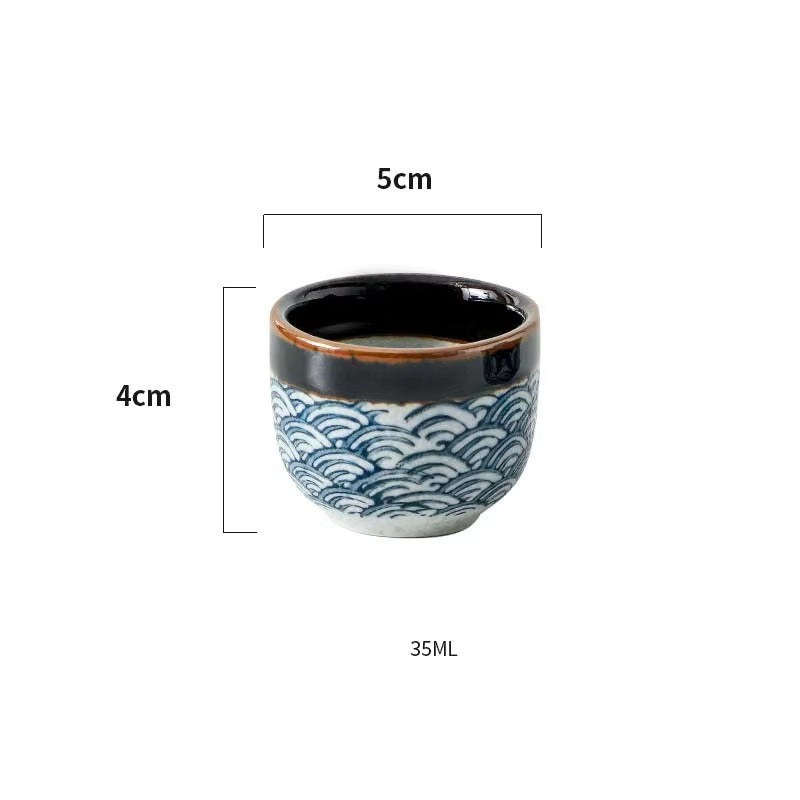 Japansk Keramikk Sake-sett - 280ml