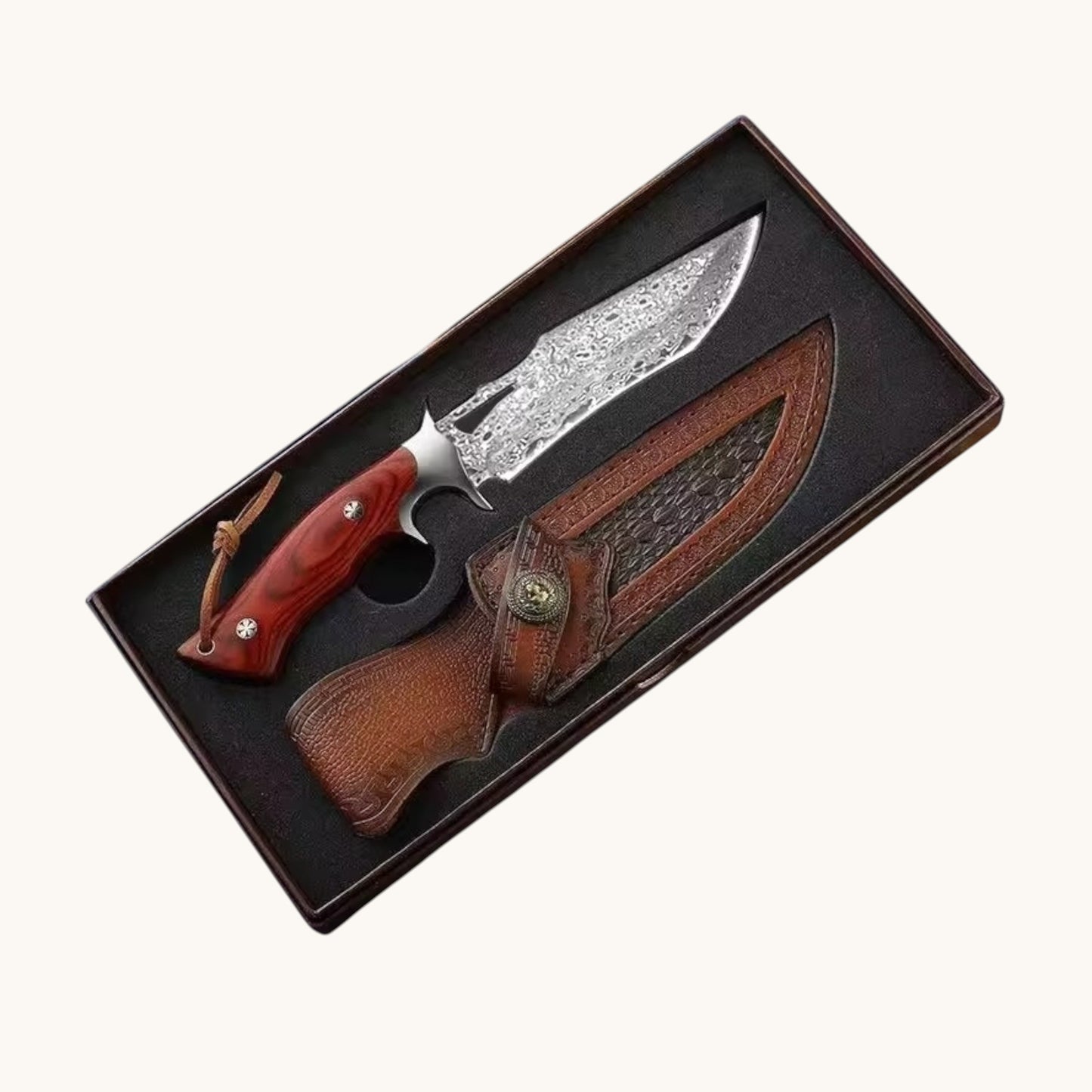 Damascus Hunting Knife
