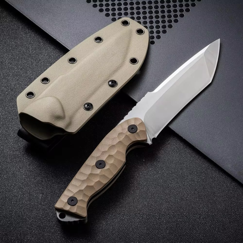 Senko Turkniv 726 med beige skaft og beige slire